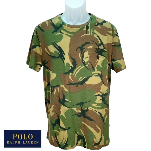 【POLO RALPH LAUREN】CUSTOM SLIM FIT CAMO POCKET Tシャツ POLO RALPH LAUREN CUSTOM SLIM FIT CAMO POCKET T-SHIRT